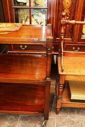Vintage Waring and Gillow Mahogany 3 Tier Tea Trolley