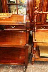 Vintage Waring and Gillow Mahogany 3 Tier Tea Trolley