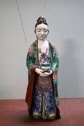 Japanese Imari Style Porcelain Figure 