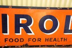 Vintage Virol The Food for Health Enamel Sign 