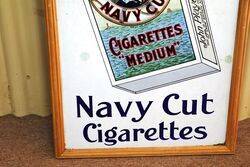 Early Players Hero Navy Cut Cigarettes Pictorial Enamel Sign 