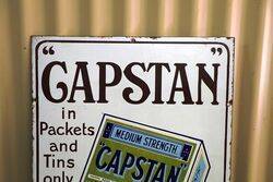 Vintage Capstan Navy Cut Pictorial Enamel Sign 