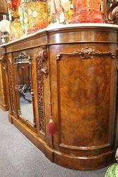 Burr Walnut Credenza C1850 60   