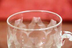 Edwardian Engraved Cup Shape Custard Cup 