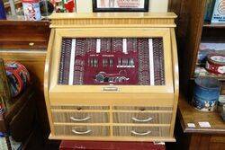 Retro Optometry Cabinet with Vision Measurement Lens Set. #