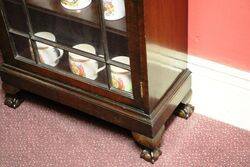 Lovely Small Art Deco Dwarf Dome Top Display Cabinet 