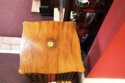 Antique Miniature Walnut Revolving Bookcase 