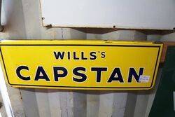 Wills Capstan Enamel Sign 