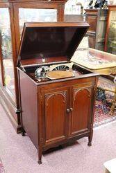 Antique 1920's Apollo Super 1X Cabinet Gramophone.#