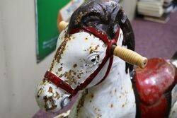 Vintage MOBO Metal Rocking Horse 