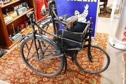 Antique C1900 Chain Driven Tricycle 