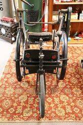 Antique C1900 Chain Driven Tricycle 