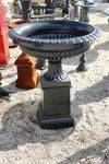 Large Cast Iron Toulouse Urn 