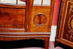 Quality Antique Mahogany Astricul Glazed Display Cabinet 