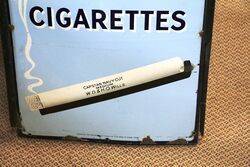 Pair of Antique Willsand39s Capstan Cigarettes Enamel Signs 