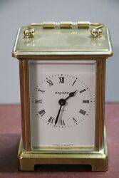 Vintage Brass French 8 Day Carriage Clock  