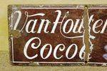 Antique Small Van Houtens Enamel Sign