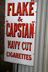 Antique WILLand39s Tobacco and Cigarettes Enamel Sign 