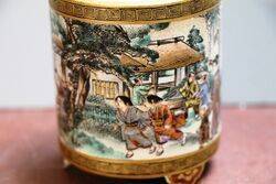 Stunning Quality Antique MEIJI Period Satsuma Jar 