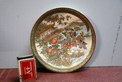 Wonderful Quality Antique MEIJI Period Satsuma Plate 