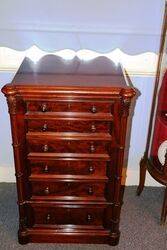Stunning Antique Mahogany Safe Cabinet inc Safe 