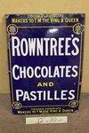 Early Rountrees  Chocolates + Pastilles Enamel Sign