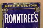 Early Rountrees  Chocolates + Pastilles Enamel Sign