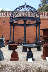 Large Cast Iron 3 meter dia 6 Column Gazebo 