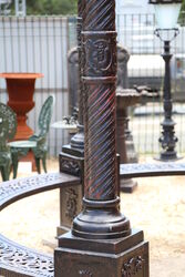 Large Cast Iron 3 meter dia 6 Column Gazebo 