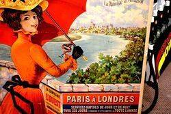 A Large French Railway Pictorial Advertising Poster 