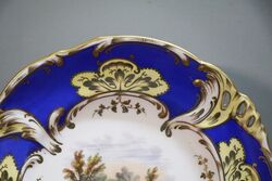 Antique Cabinet Plate of the Rococo Revival Period 