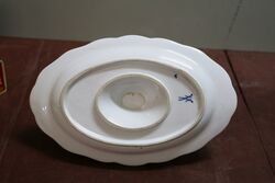 A Quality Dresden Gravy Boat with Fixed Stand 