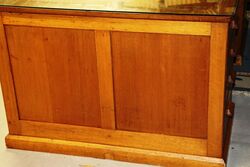 1950and39s Large Oak Partners Desk 