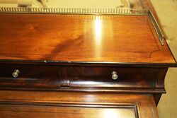 Antique Louis XVI Style Mahogany Cylinder Top Desk 