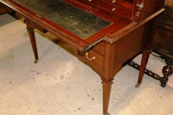 Antique Louis XVI Style Mahogany Cylinder Top Desk 