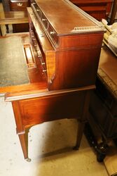 Antique Louis XVI Style Mahogany Cylinder Top Desk 