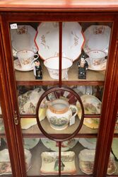 Antique Mahogany Single Door Mahogany Display Cabinet