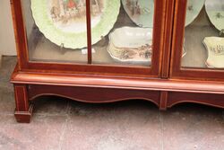 Antique Mahogany Single Door Mahogany Display Cabinet