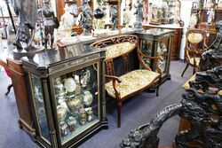 Pair of Ebonised Pier Cabinets Circa 1890