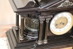 Antique MarbleSlate Mantle Clock 