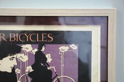 Original Vintage Victor Bicycles Advertising Print 