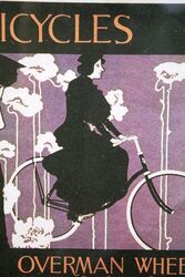 Original Vintage Victor Bicycles Advertising Print 