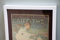 Stunning Original Vintage Griffiths Cycles and Accessoires Print 