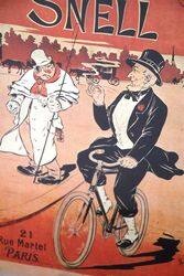 Stunning Original Vintage American SNELL Cycles Print 