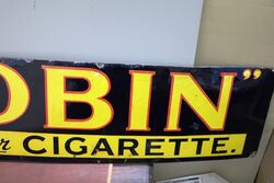 A Rare Robin Starch Strip Enamel Sign