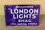 Faulkners London Lights Post Mount Double Enamel Sign