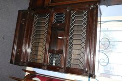 Quality Antique Oak 4 Stack Globe Office Bookcase #