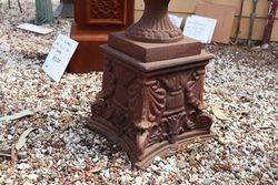 Small Romano Cast Iron Urn And Base 