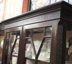 Edwardian 2Door Mahogany Display Cabinet