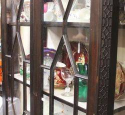 Edwardian 2Door Mahogany Display Cabinet